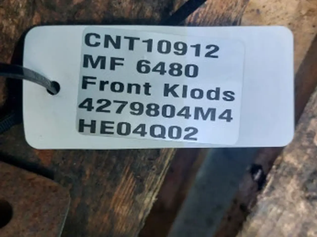 Billede 2 - Massey Ferguson 6480 Front Klods 4279804M4