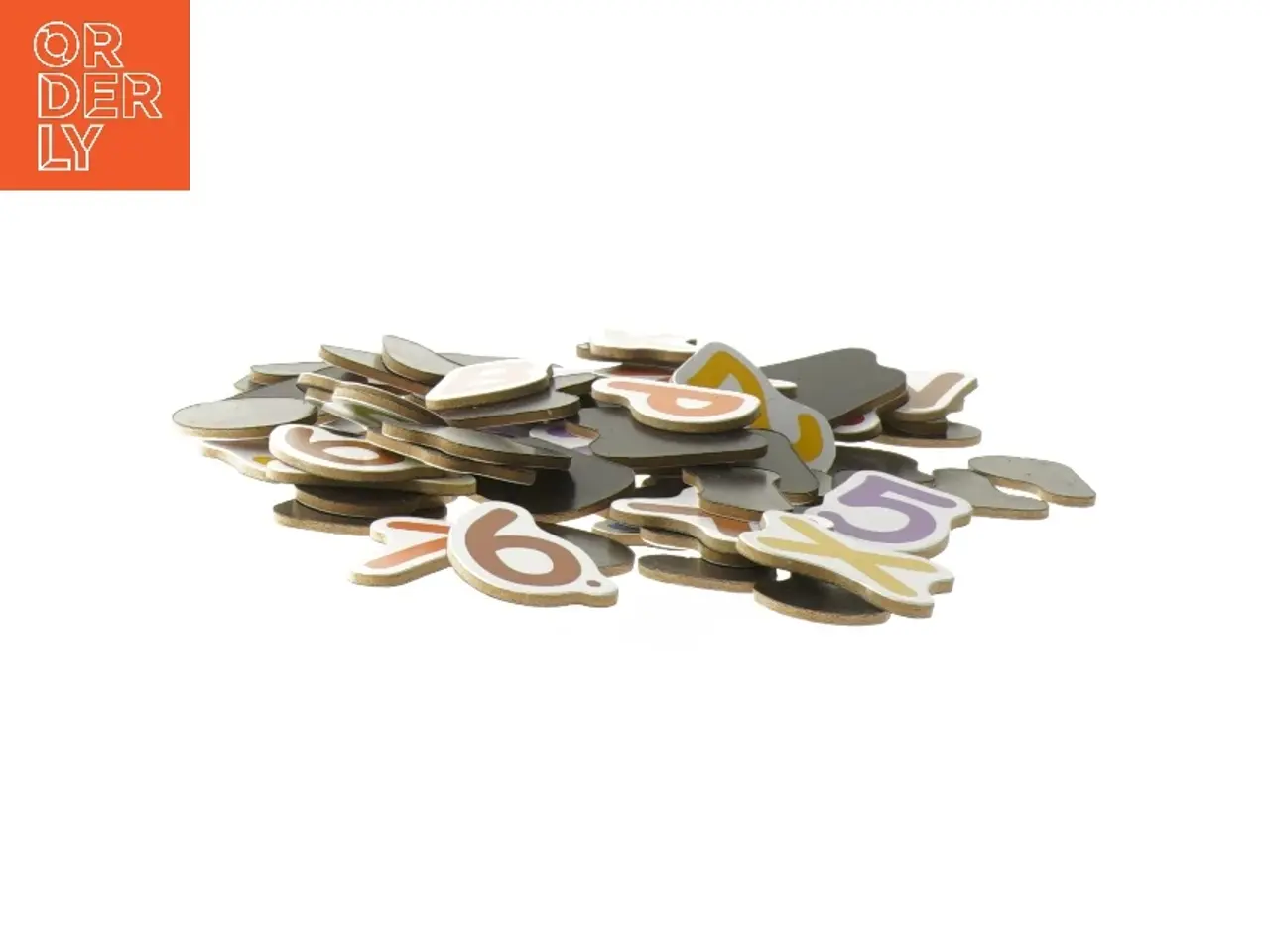 Billede 3 - Magnetiske bogstaver og tal (str. 4 cm)