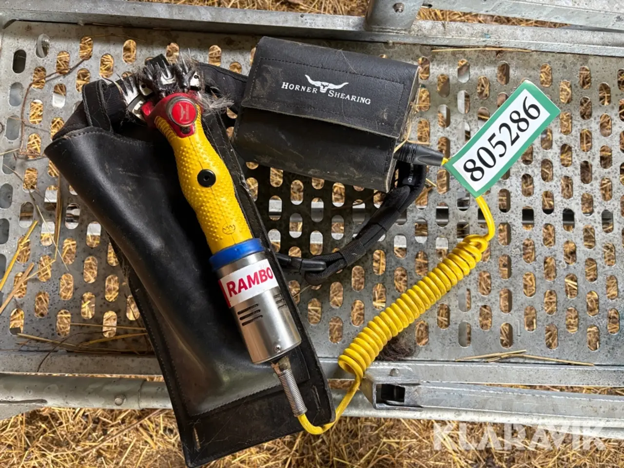 Billede 2 - Professionel opladelig fåreklipper Rambo Horner Shearing med lader og ekstra skær