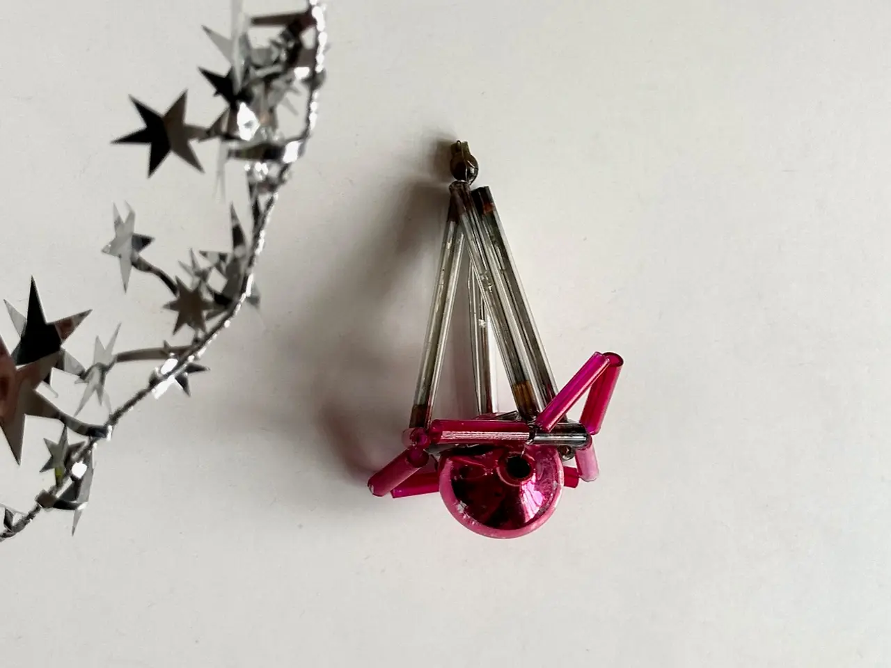 Billede 2 - Vintage gablonz, pink m pink