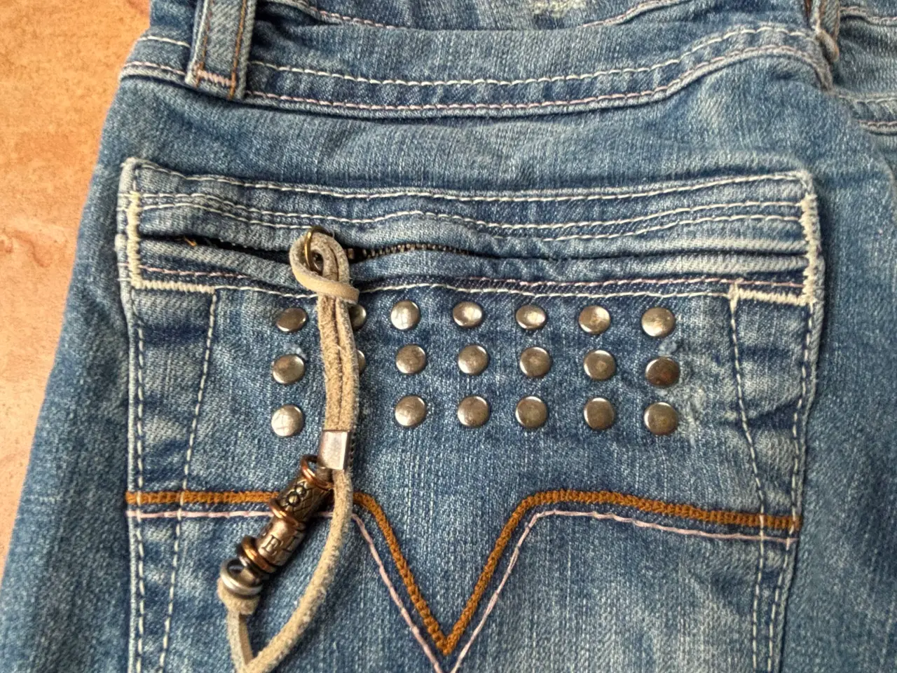 Billede 12 - Diesel jeans str 140 blå pige bomuld