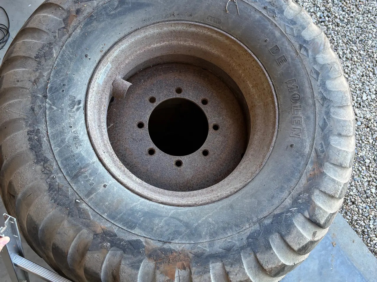 Billede 14 - 550/60-22,5 hjul til tipvogn