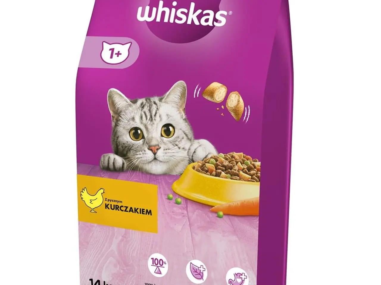 Billede 1 - Tørfoder til katte Whiskas Adult med kylling - 14 kg