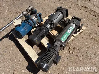 Pumper blandet Grundfos/KSB 3 stk