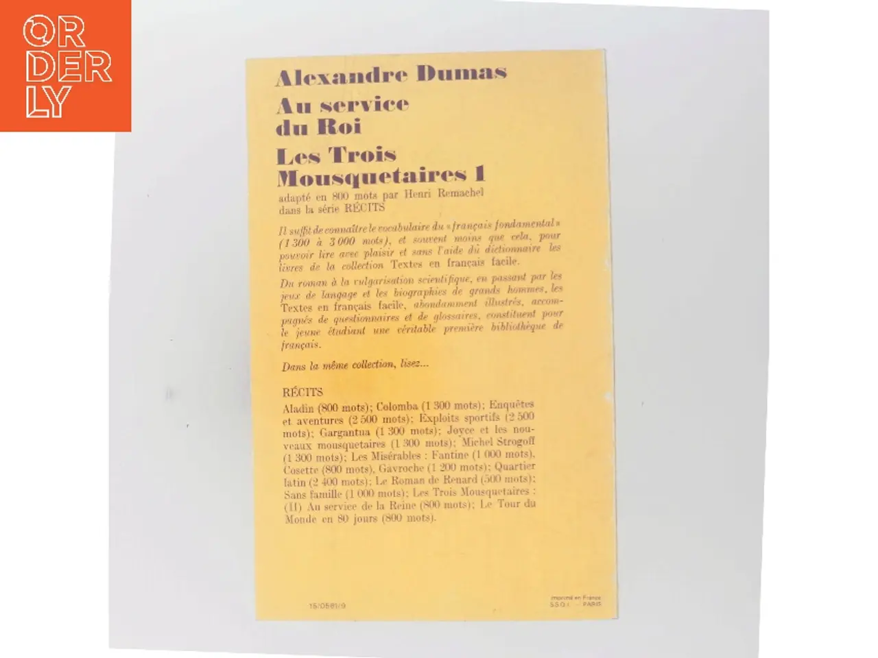 Billede 3 - Au service du Roi. Les Trois Mousquetaires 1 (Bog)