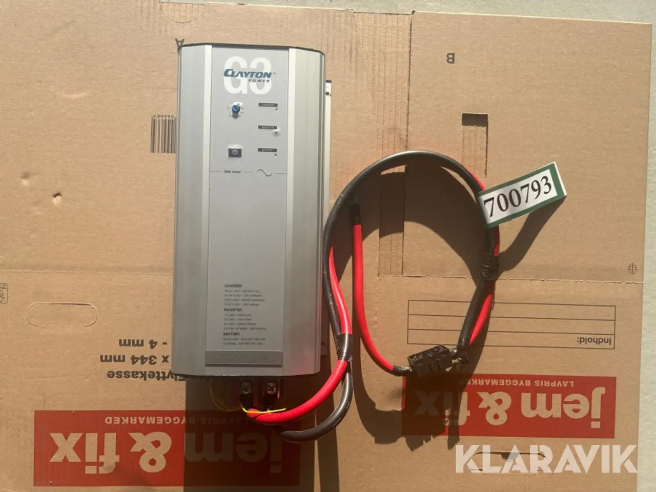 Billede 10 - Inverter Clayton G3 COMBI 2012-100