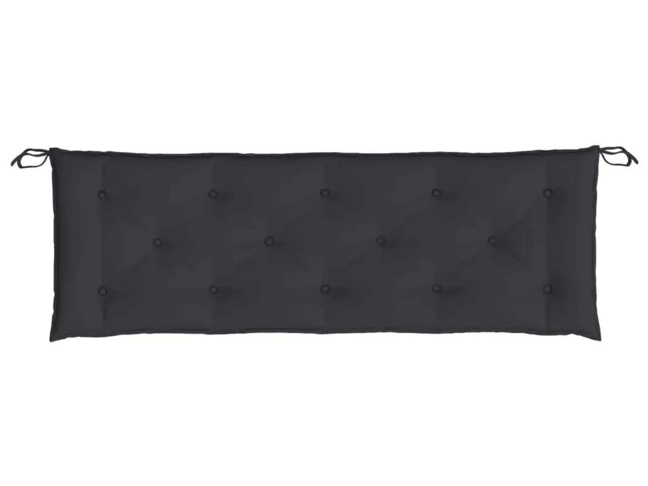 Billede 4 - Bænkhynde til havebænk 150 x (50+50) x 7 cm - sort
