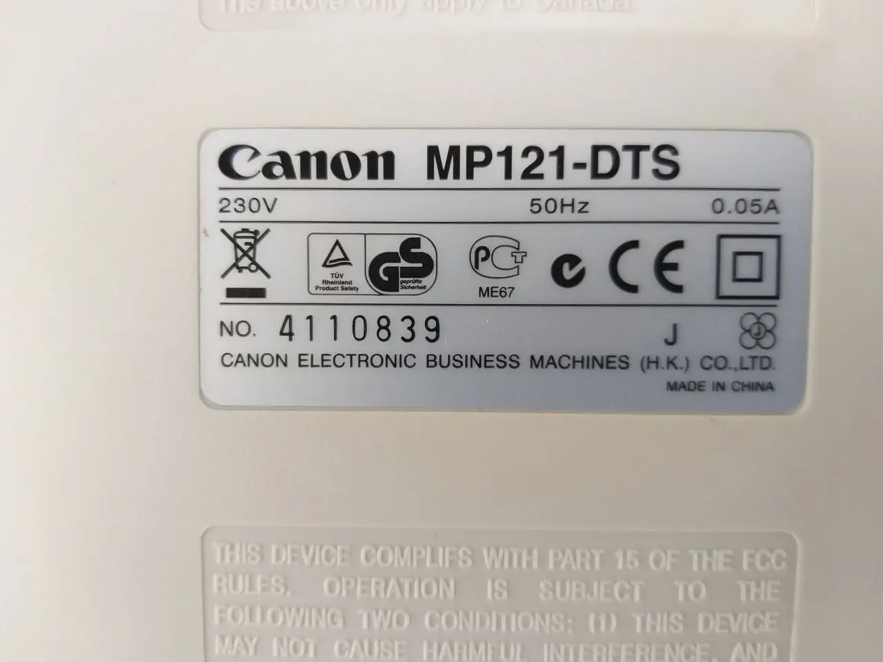 Billede 6 - Canon MP121-DTS lommeregner