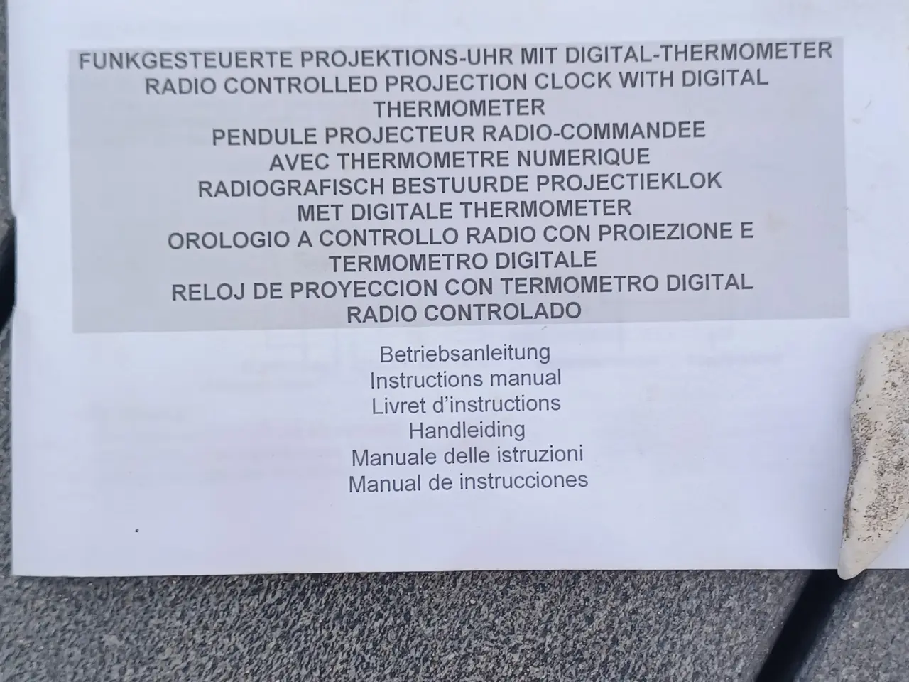 Billede 3 - Radiostyret digitalt vækkeur med projektion