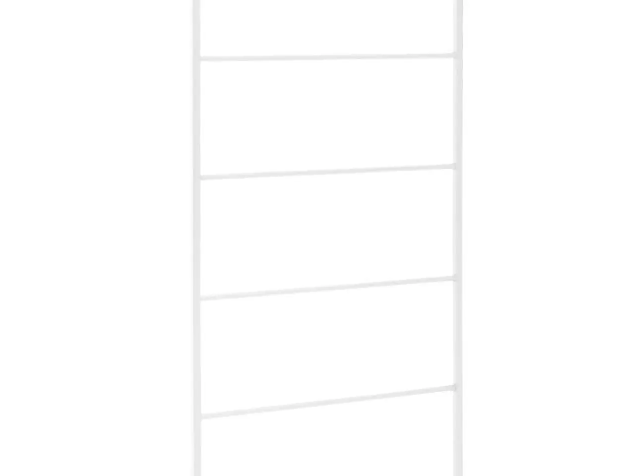 Billede 2 - Håndklædestativ til væg - hvid, 60 x 10 x 116 cm