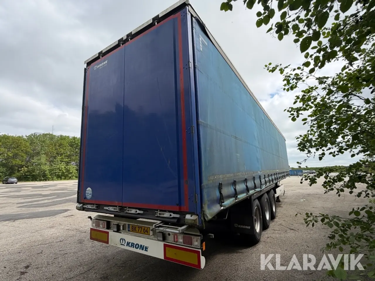 Billede 3 - Sættevogn / gardintrailer Krone SDP-03 - 39.000kg