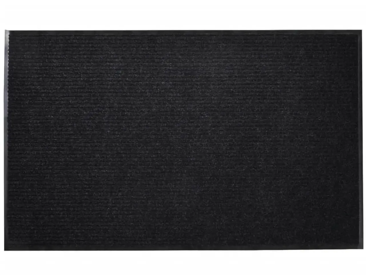 Billede 1 - Dørmåtte sort 90 x 60 cm med PVC-bagside