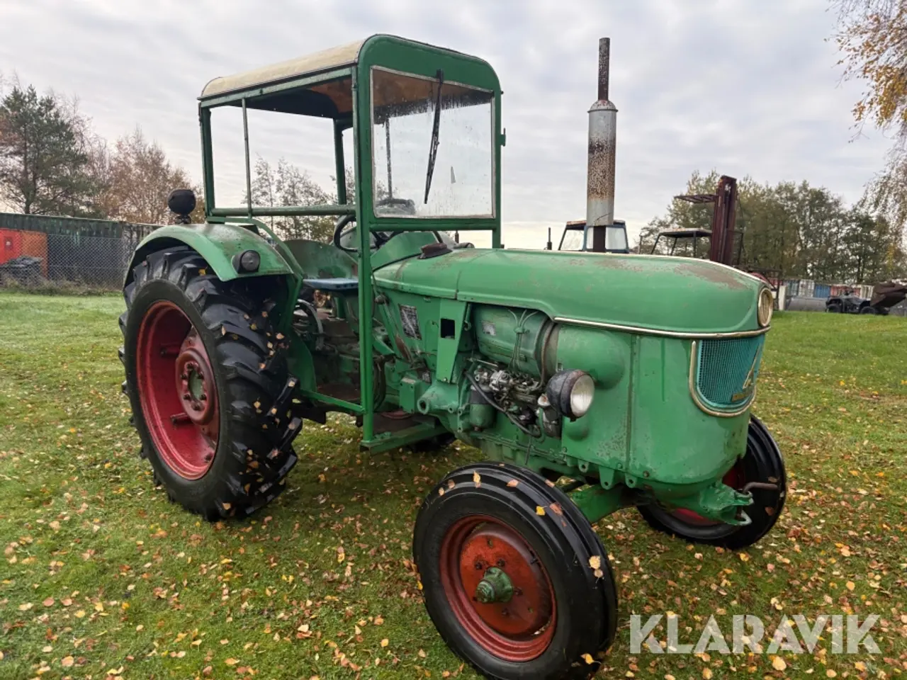 Billede 3 - Veterantraktor Deutz D40 luftkølet F3L 812