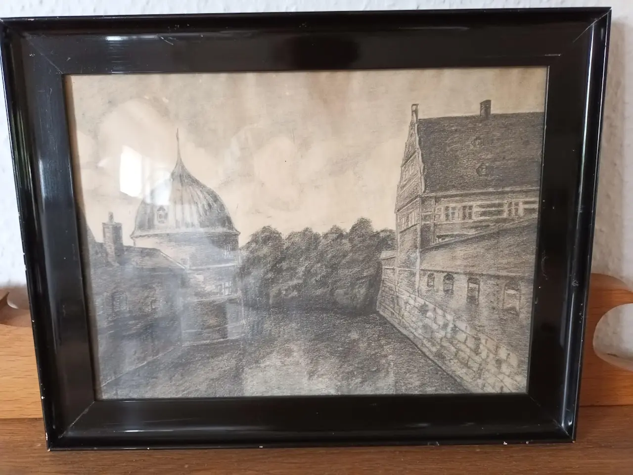 Billede 2 - Blyantstegning af Frederiksborg Slot, Hillerød