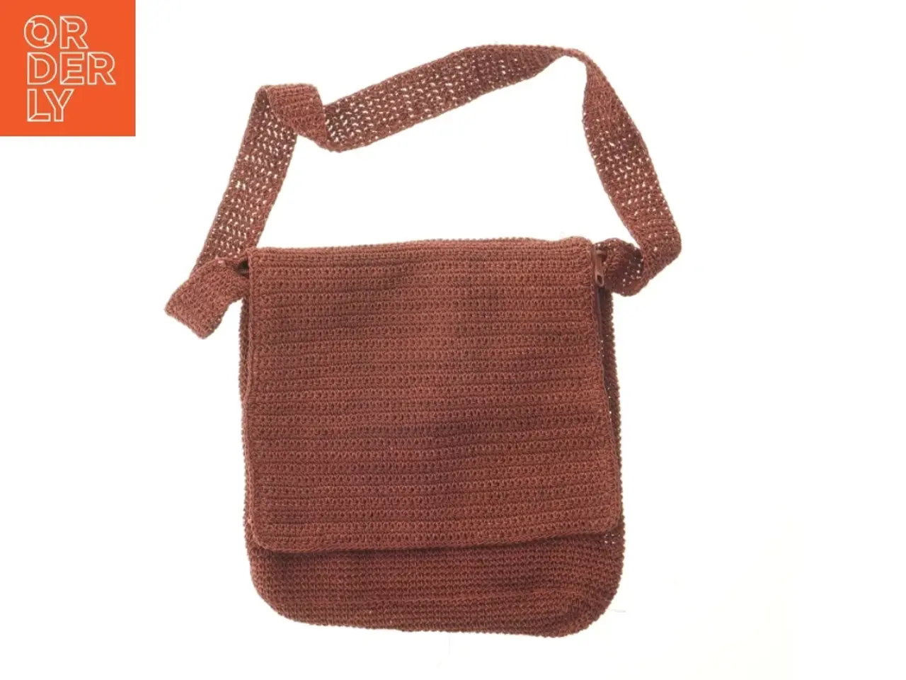 Billede 1 - Strikket brun taske fra Noa Noa (str. 32x29 cm)