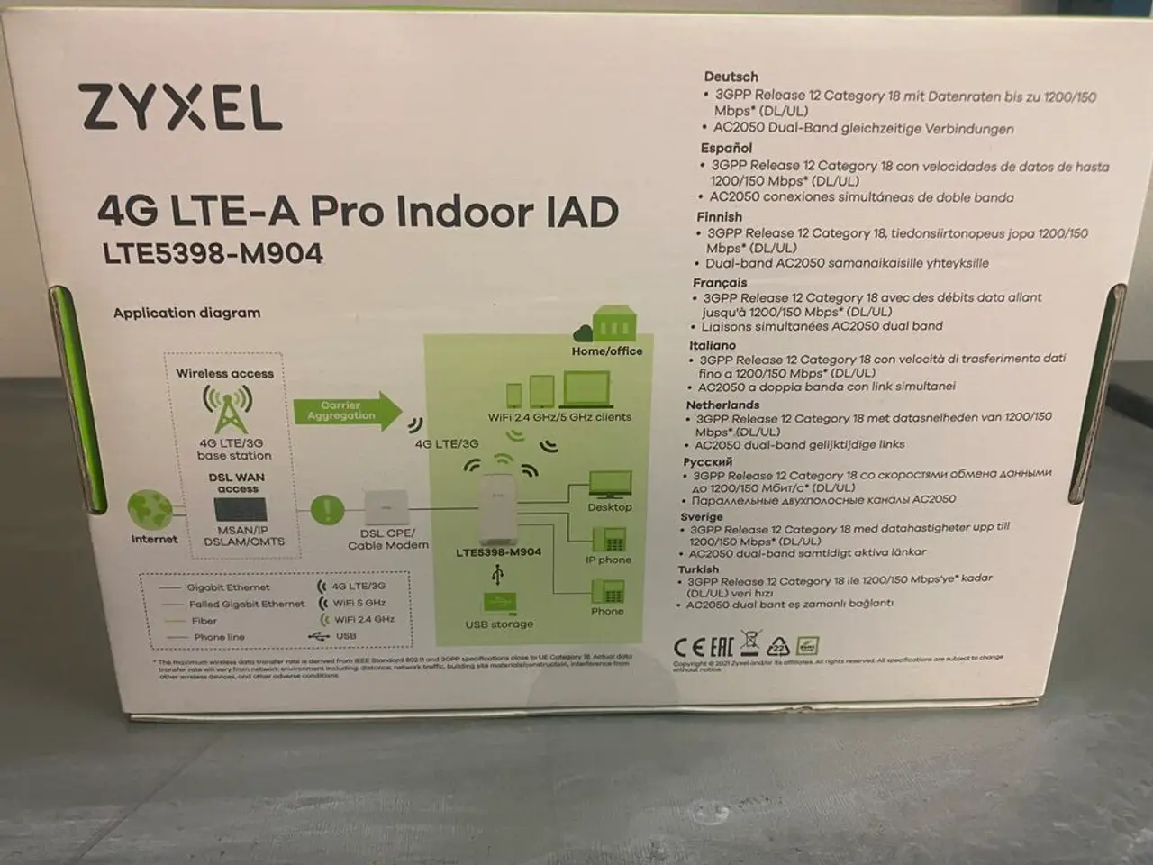 Billede 3 - Trådløs router ZYXEL 4GLTE-A Pro