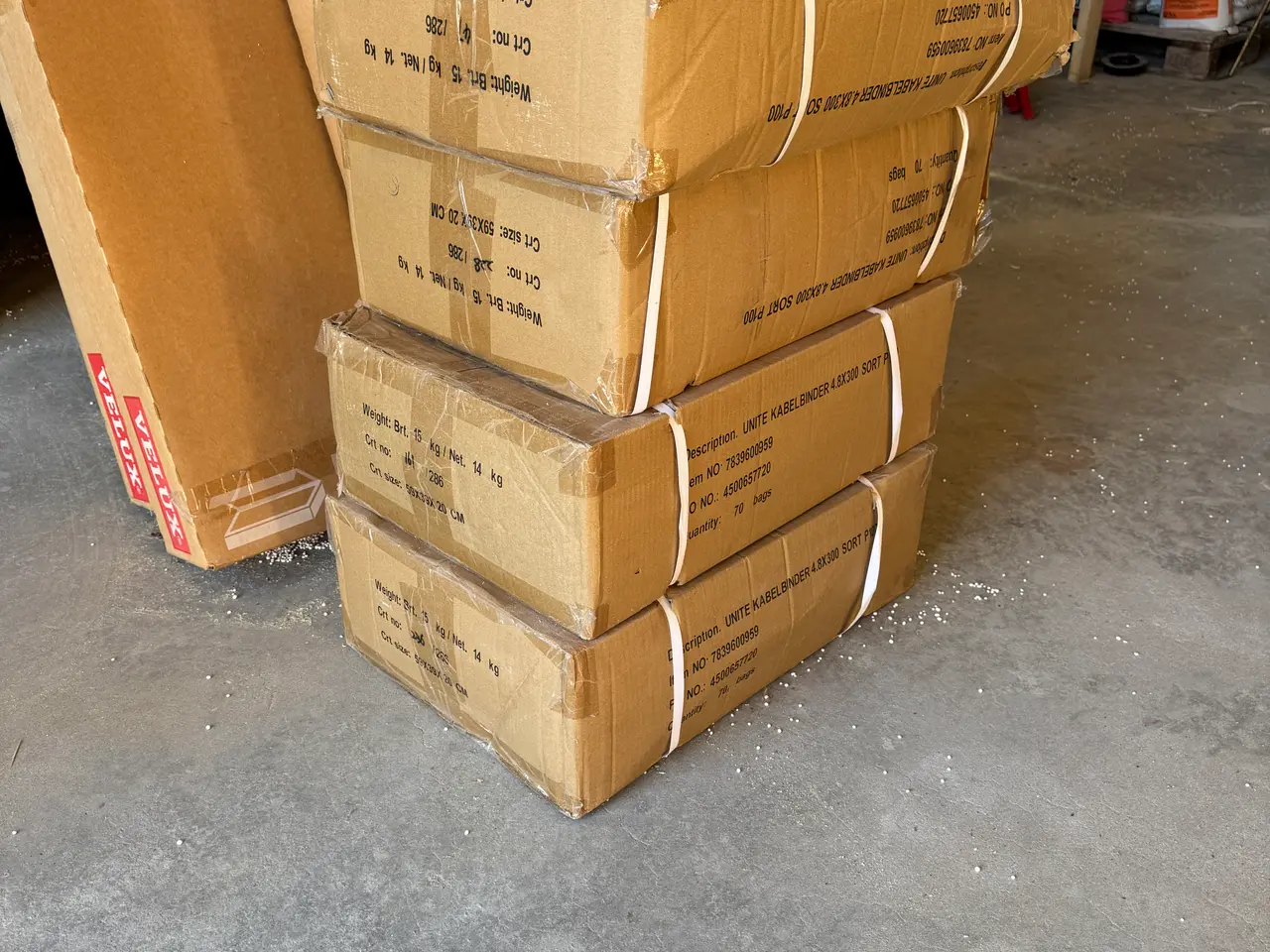 Billede 2 - Unite kabelbinder i poser a 100 stk