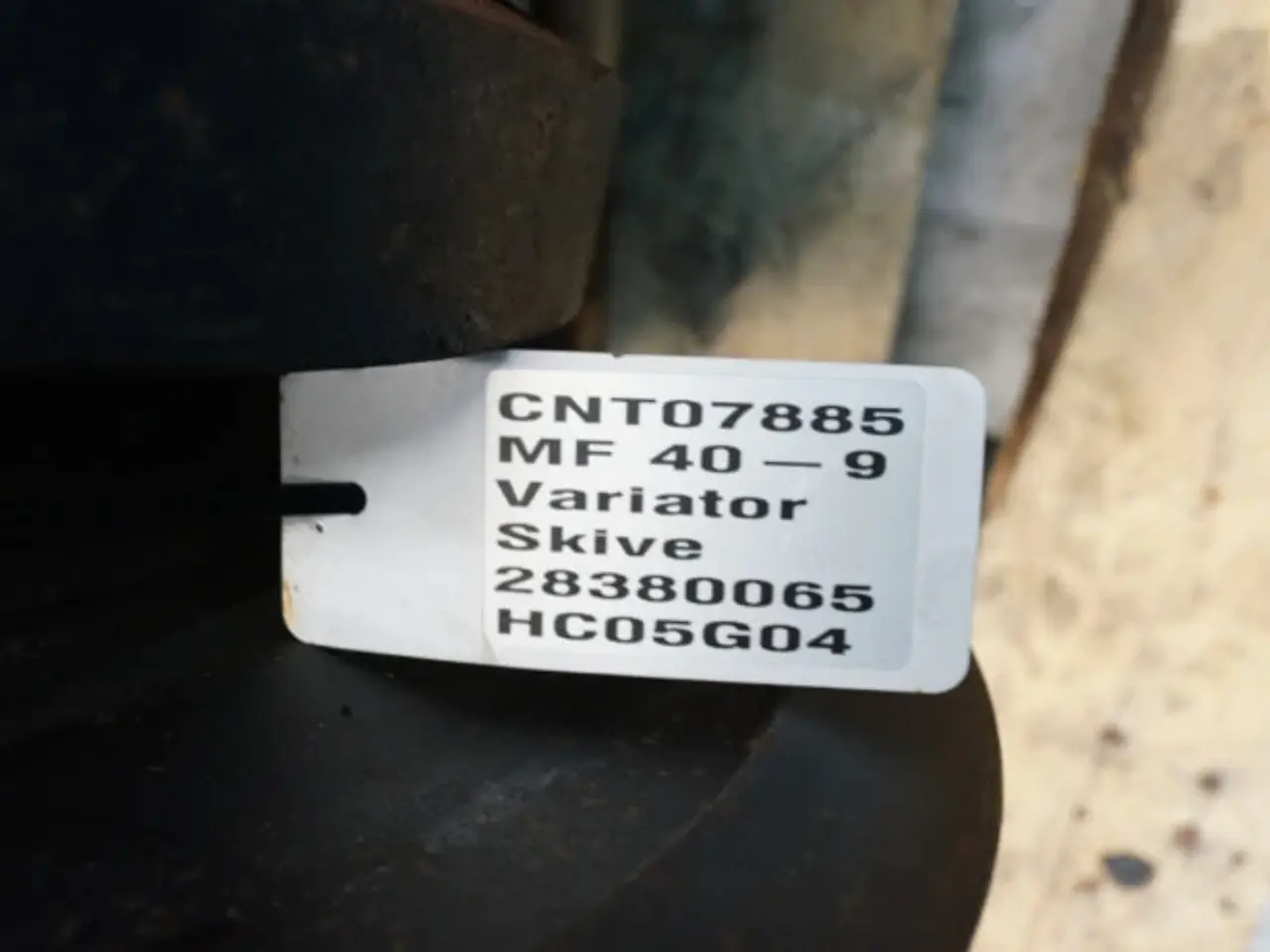 Billede 7 - Massey Ferguson 40 Variatorskive 28380065