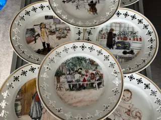 Bing & Grøndahl – Carl Larsson platter 8 stk.