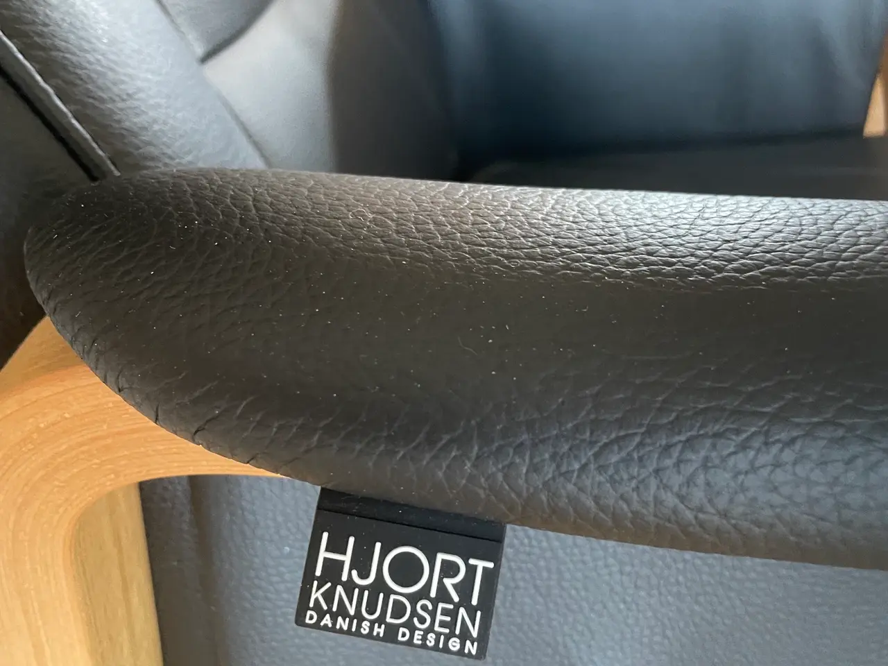 Billede 2 - Ubrugt otiumstol i læder fra Hjorth Knudsen