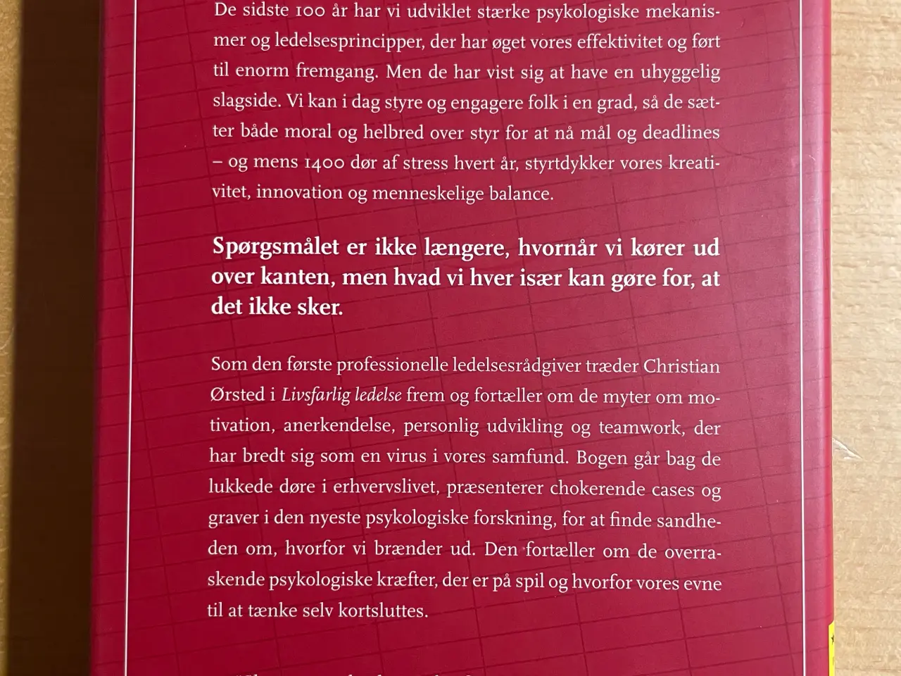 Billede 2 - Livsfarlig ledelse, Christian Ørsted