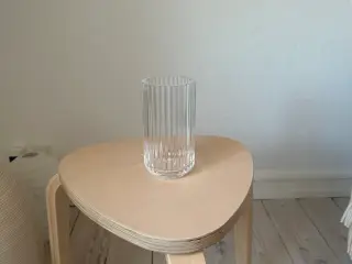 Lyngby vase i klart glas