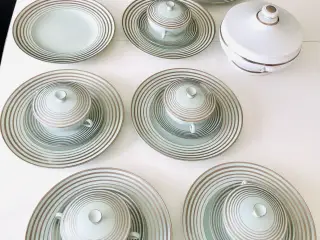 B&G Bouillon sæt med tallerkner