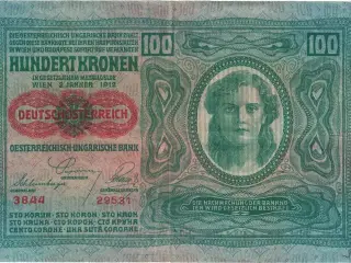 Hundert kronen deutschostereich 1912