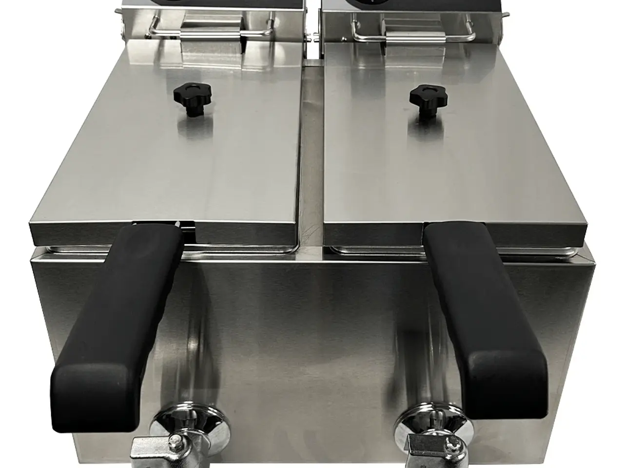 Billede 2 - Combisteel elektrisk frituregryde – 2 x 4 liter