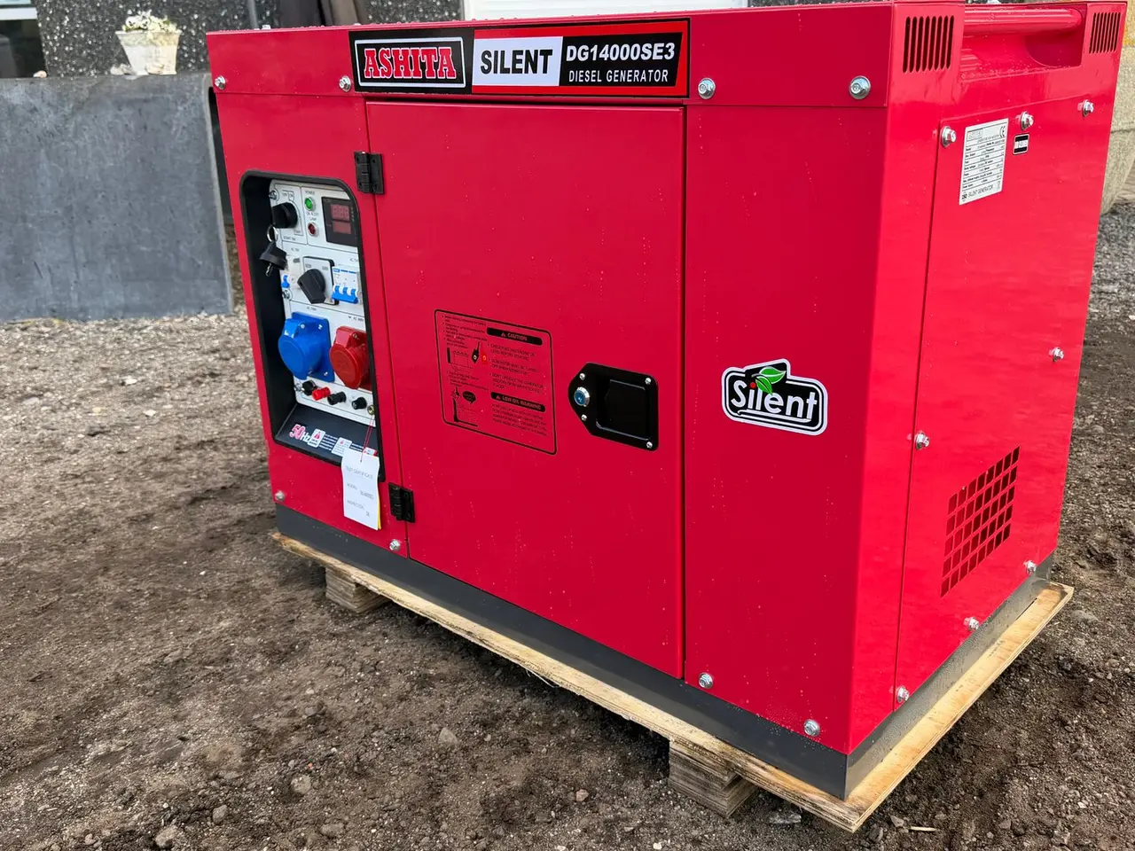 Billede 2 - Ashita DG1400ES3 Ashita fin nem generator, kan monteres med hjul