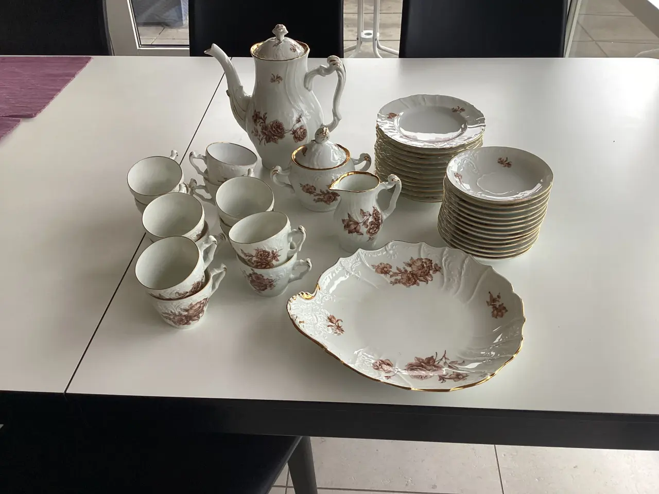 Billede 2 - Porcelæn kaffestel 11 personer Schlaggenwald(33)