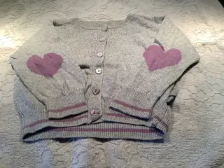 Helt ny lækker Friends grå cardigan str.68 pige