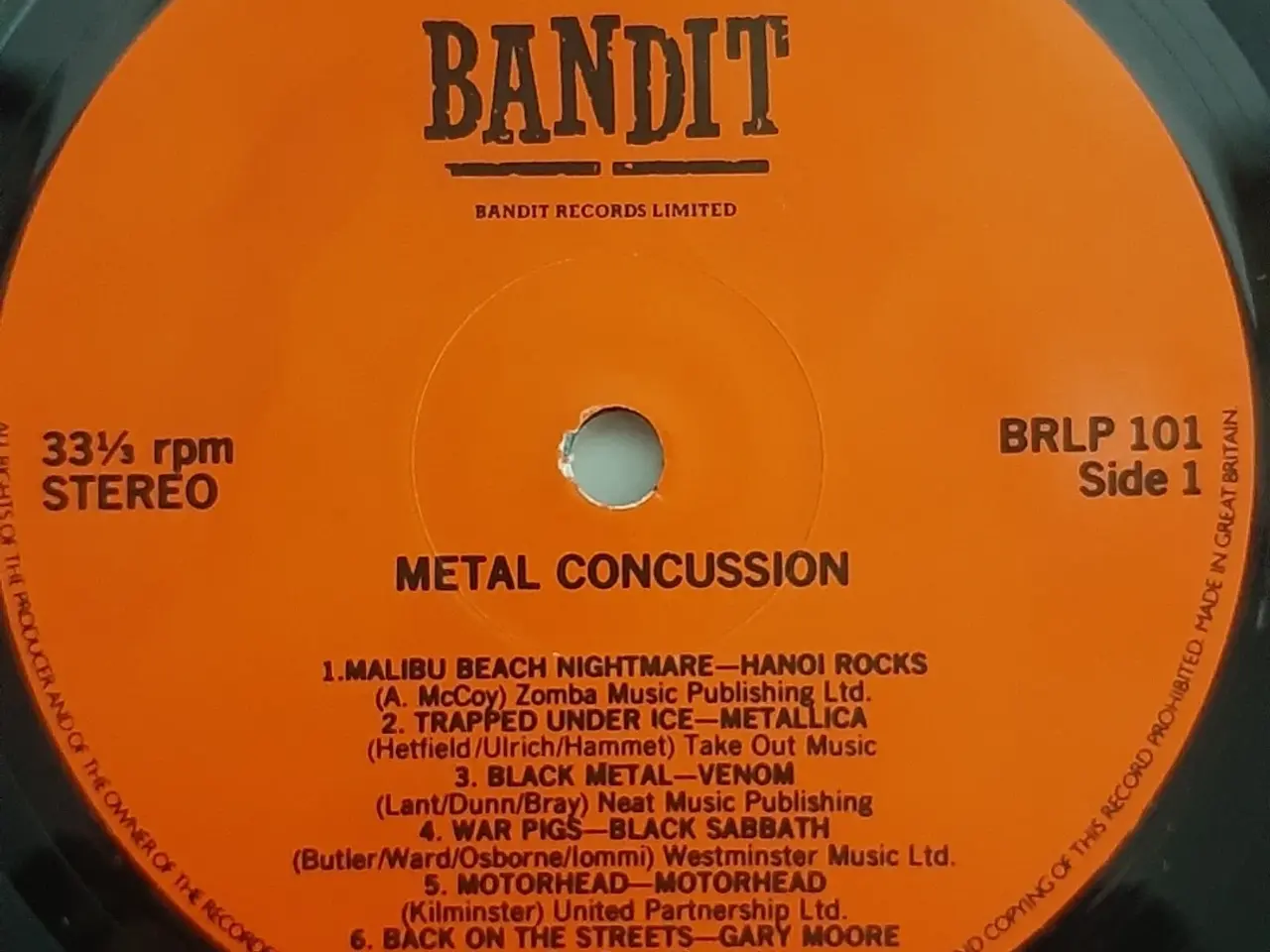 Billede 2 - METAL CONSUSSION VINYL