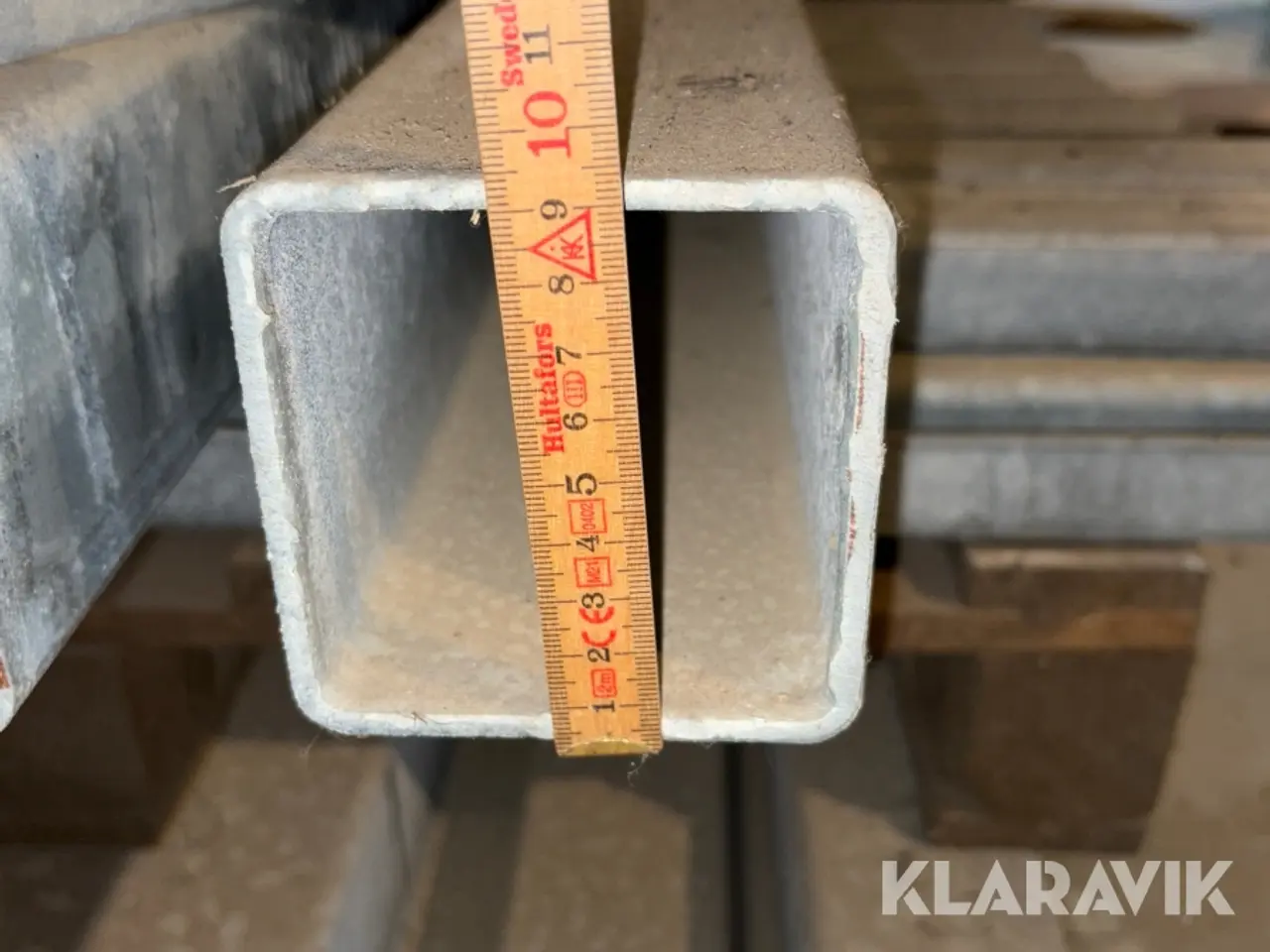 Billede 9 - Hegnsstolper Galvaniseret til dobbelt klinkprofiler