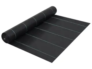 Ukrudtsdug 1x25 m PP mat sort