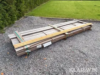Trykimprægnerede facadebrædder/profilbrædder Frøslev - 42 styk