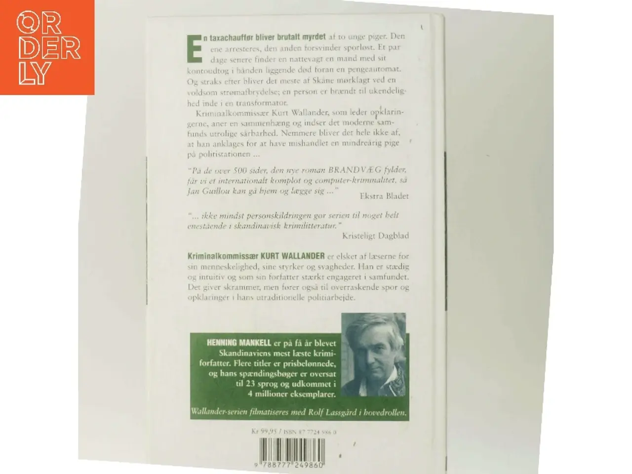 Billede 3 - Brandvæg af Henning Mankell (Bog)