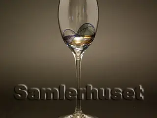 Tiffani Rødvinsglas . H:210 mm.