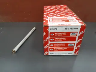 Karm anker 10 x 165, karm skruer 50 stk