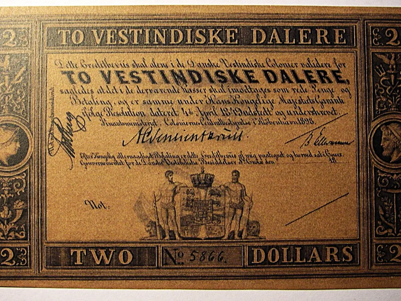 Billede 1 - Dansk Vestindien sedler