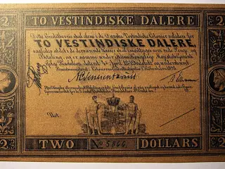 Dansk Vestindien sedler