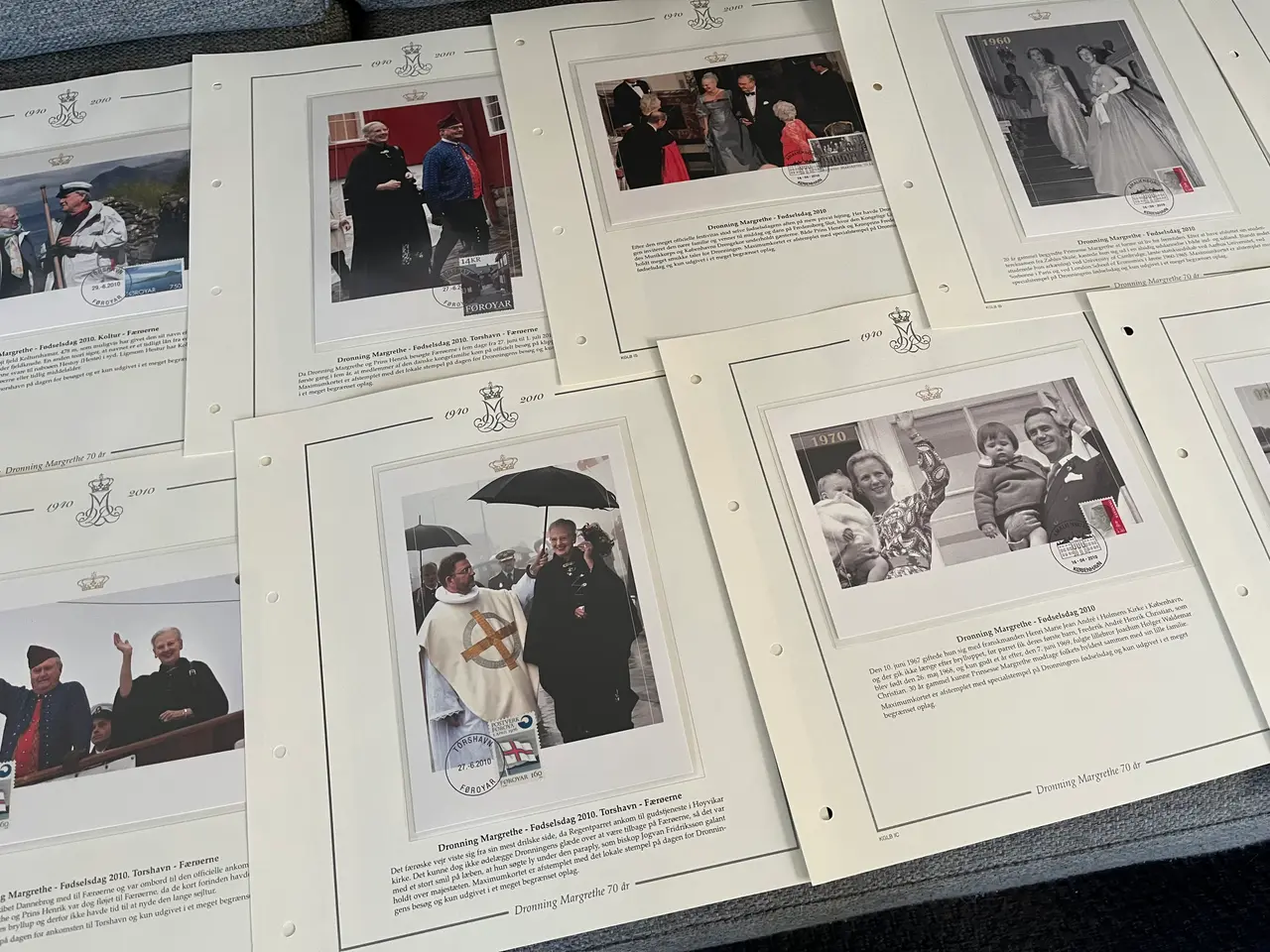 Billede 3 - Maximumkort Dronning Margrethe 70 år, 22 kort