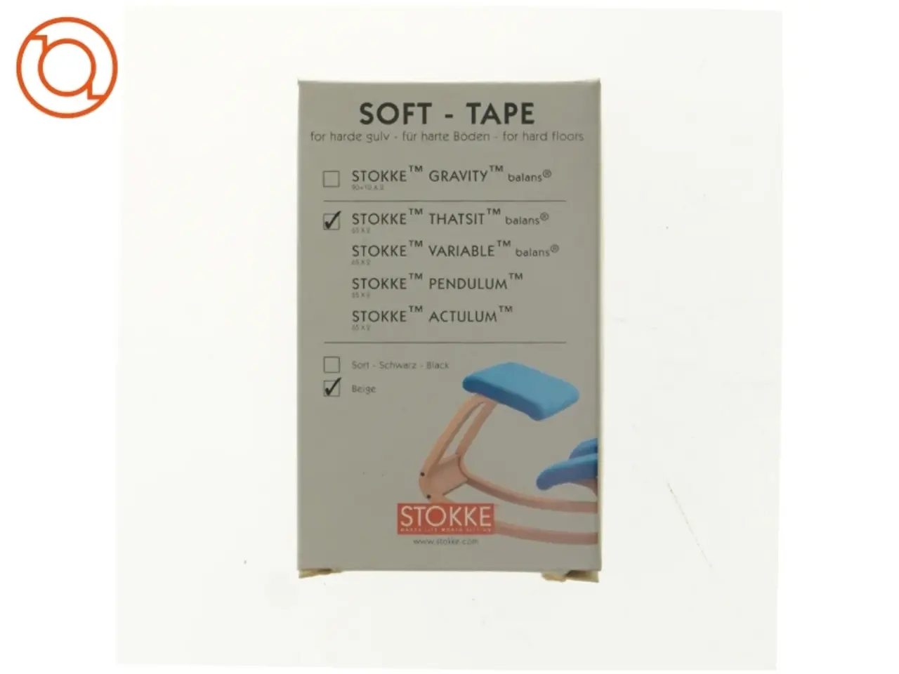 Billede 1 - Soft tape til stol fra Stokke (str. 12 cm)