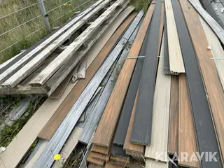 Terrassebrædder Kirkedal Komposit blandede farver og størrelser, 2. sortering