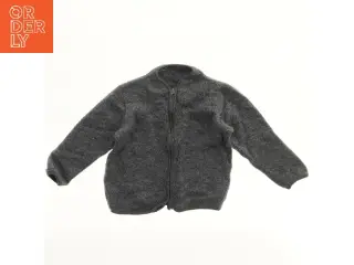Grå uldjakke (str. 98)