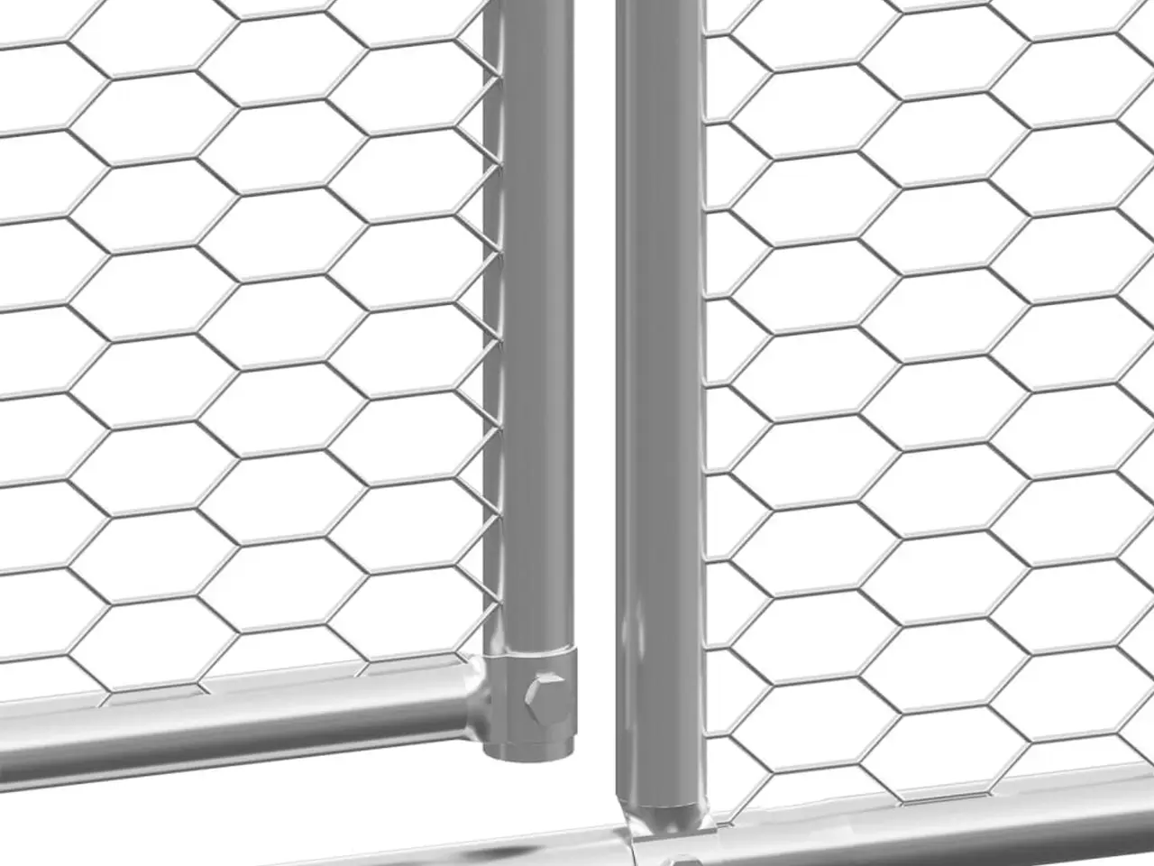 Billede 9 - Hønsehus 3 × 2 × 2 m - galvaniseret stål med vandafvisende PE-tag