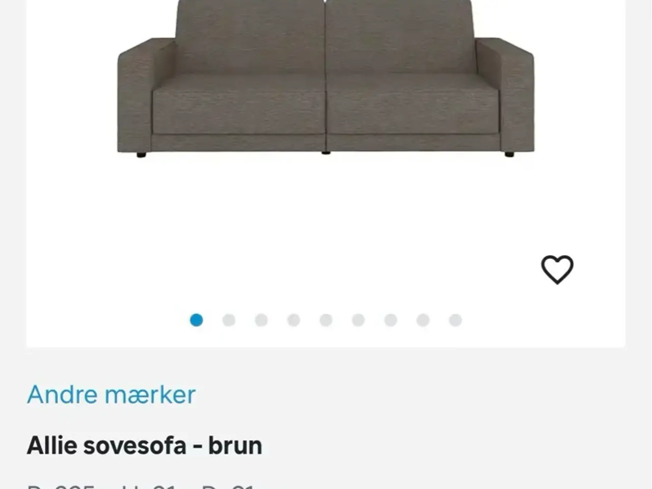 Billede 4 - Allie sovesofa fra Bilka
