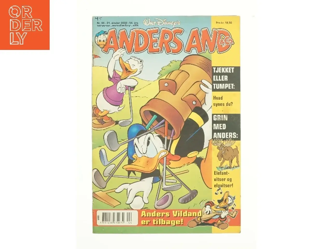 Billede 1 - Andes And & Co. Nr. 44 - 31. Oktober 2002 fra Disney fra Disney