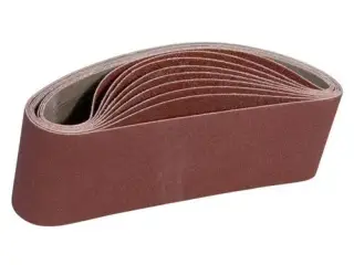 10 stk. slibebånd til båndpudser / båndsliber