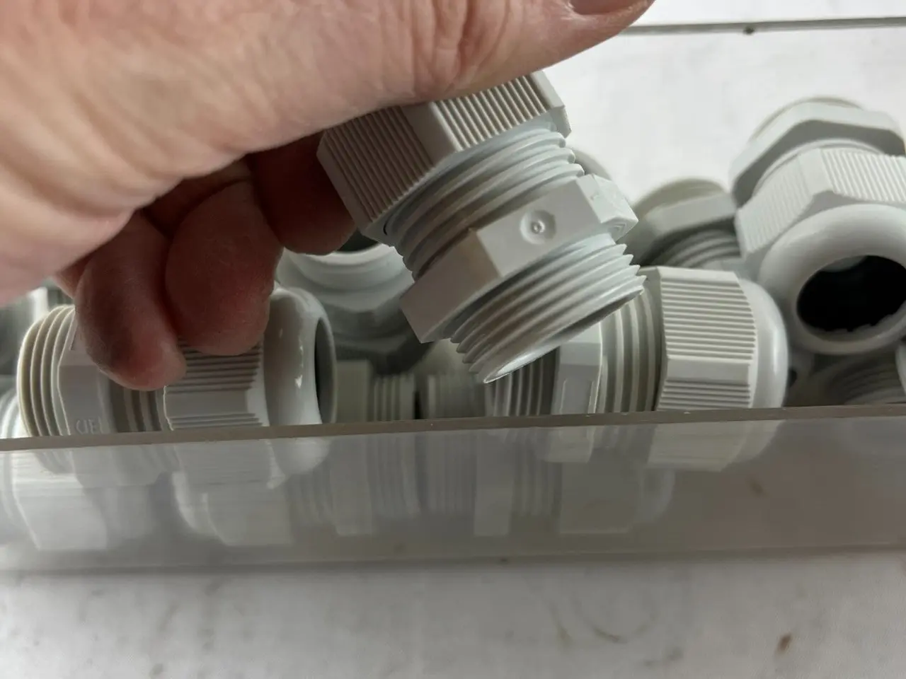 Billede 14 - M25x1.5 kabel Gland parti Grey Plastic IP Rated